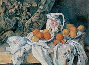 Paul Cezanne Still Life with a Curtain oil